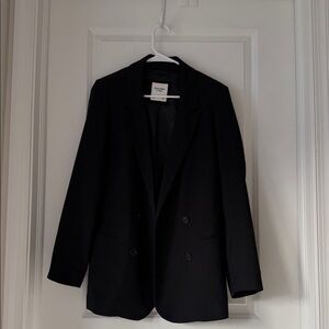 Abercrombie Relaxed Black Blazer